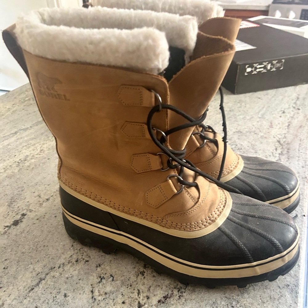 Sorel Brown and Black Insulated Boots